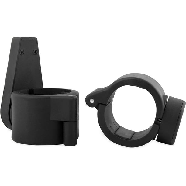 New CAP Olympic Size Spring Collar 2" clips for barbell black